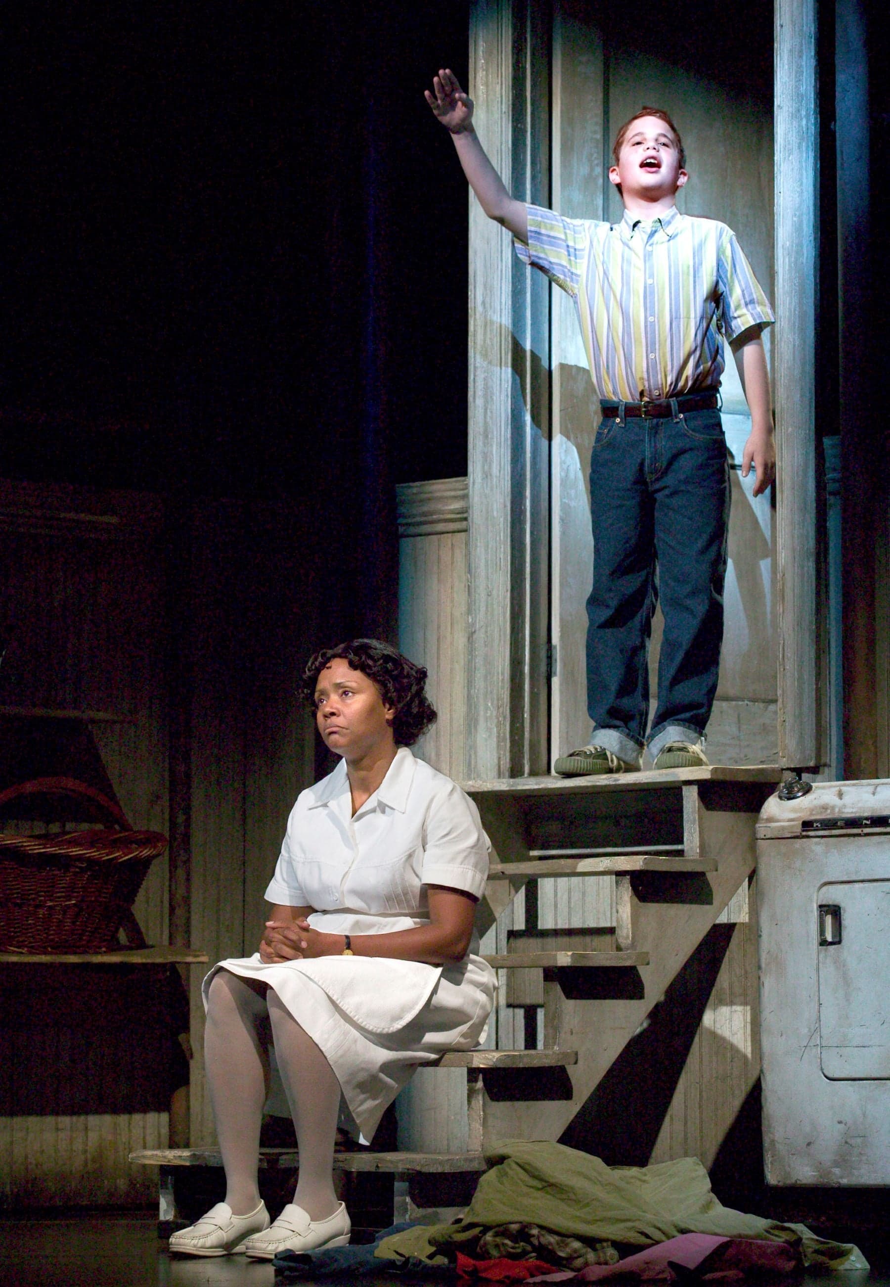 Ben Platt performs in CAROLINE, OR CHANGE at the Ahmanson Theatre in 2004